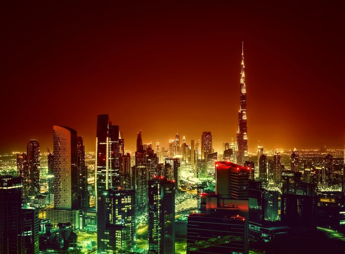 Wallpaper Burj Khalifa, Dubai, Cityscape, Night, 4K, Architecture 354238164